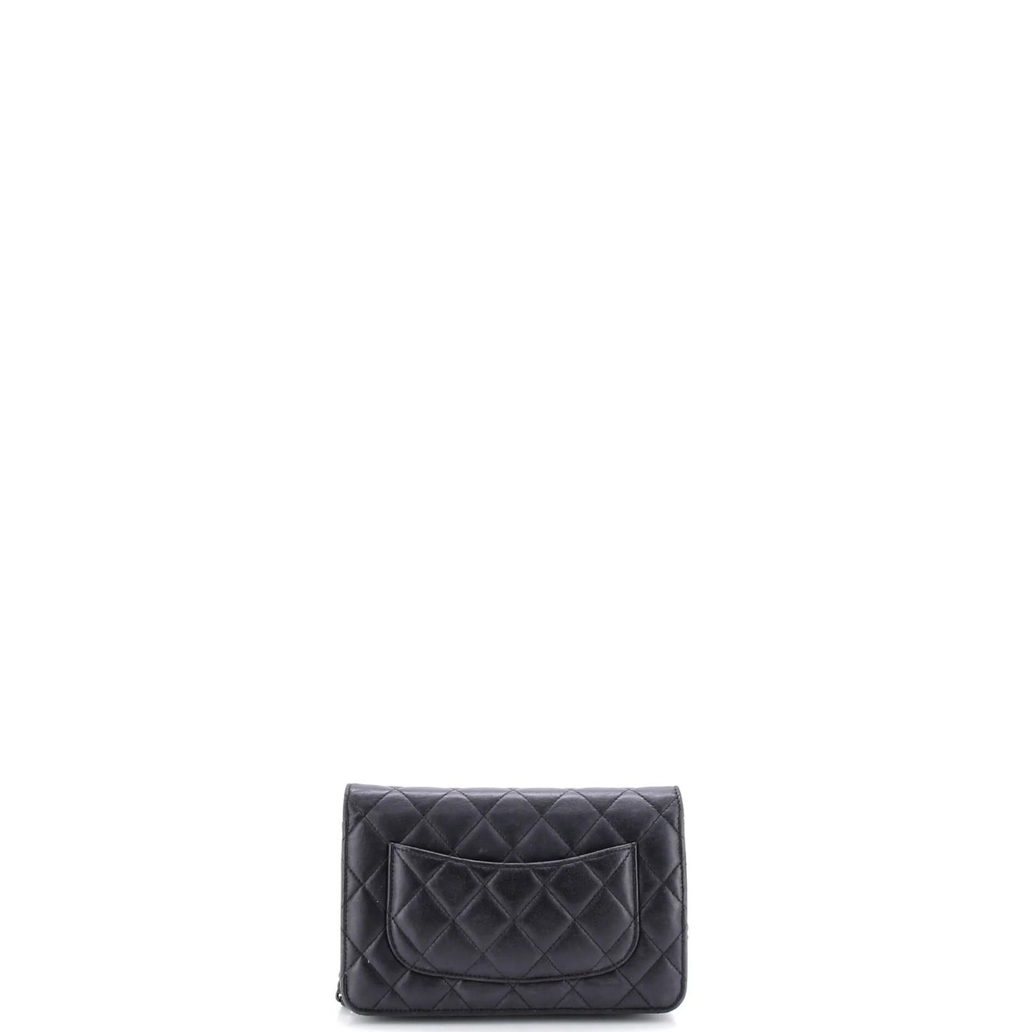 Chanel So Black Wallet On Chain Quilted Lambskin