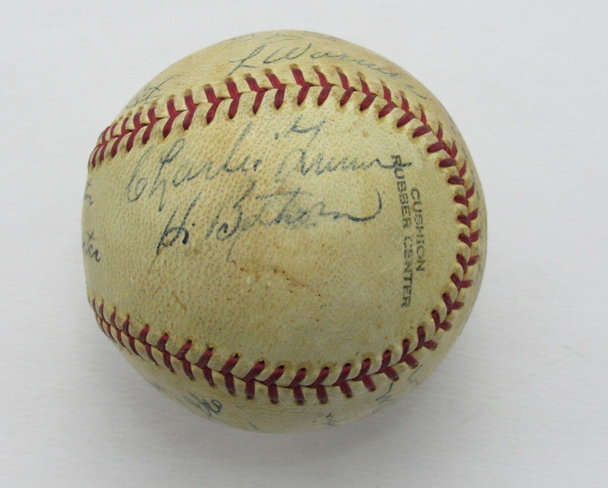1945 Nl Champion Cubs Team Signed By 22 Ol