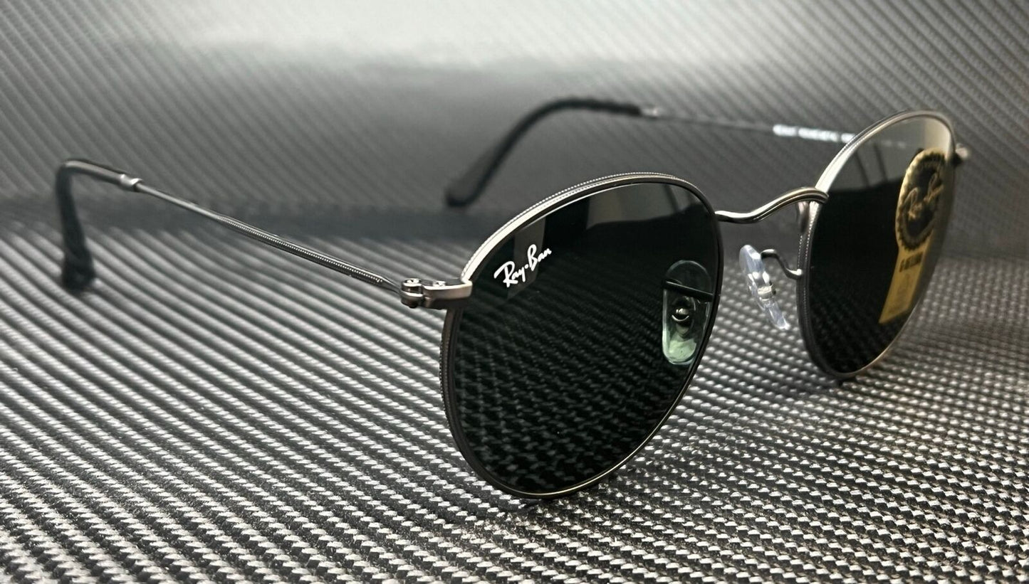 RAY BAN RB3447 029 Gunmetal Round 53 mm Men's