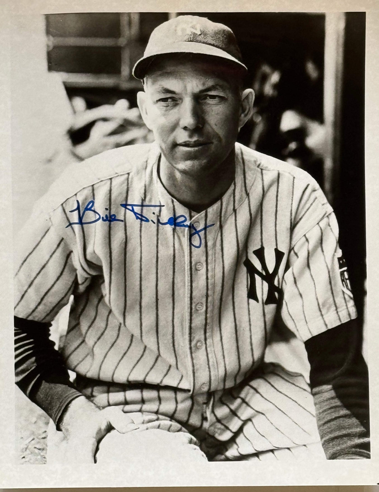 Bill Dickey Autographed 8X10 Baseball Photo