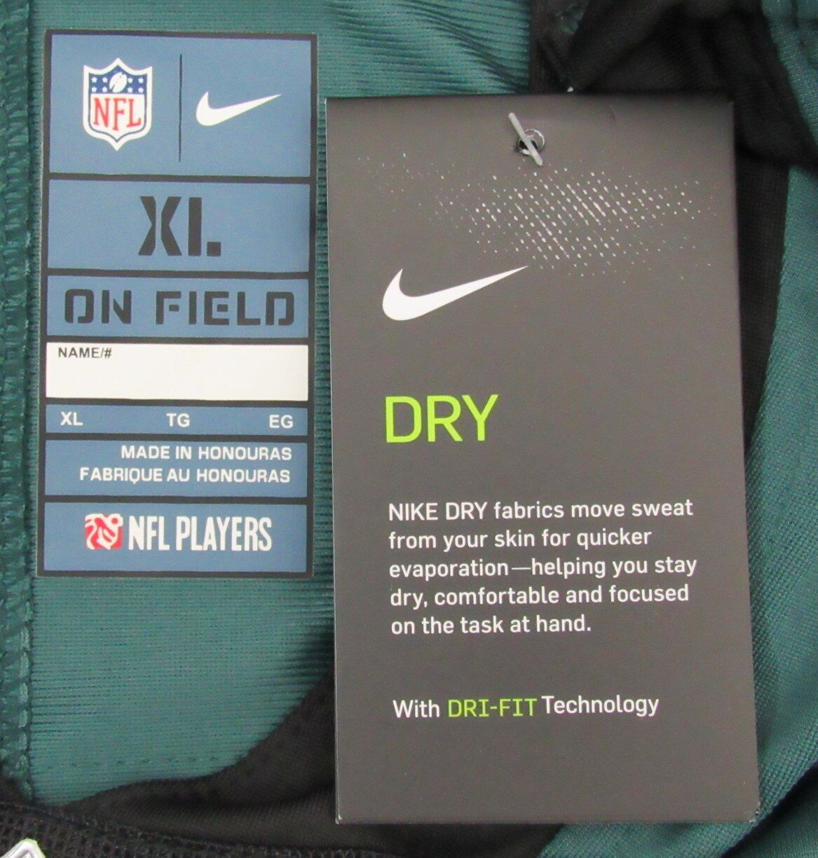 Jason Kelce Signed Green Nike On Field Football