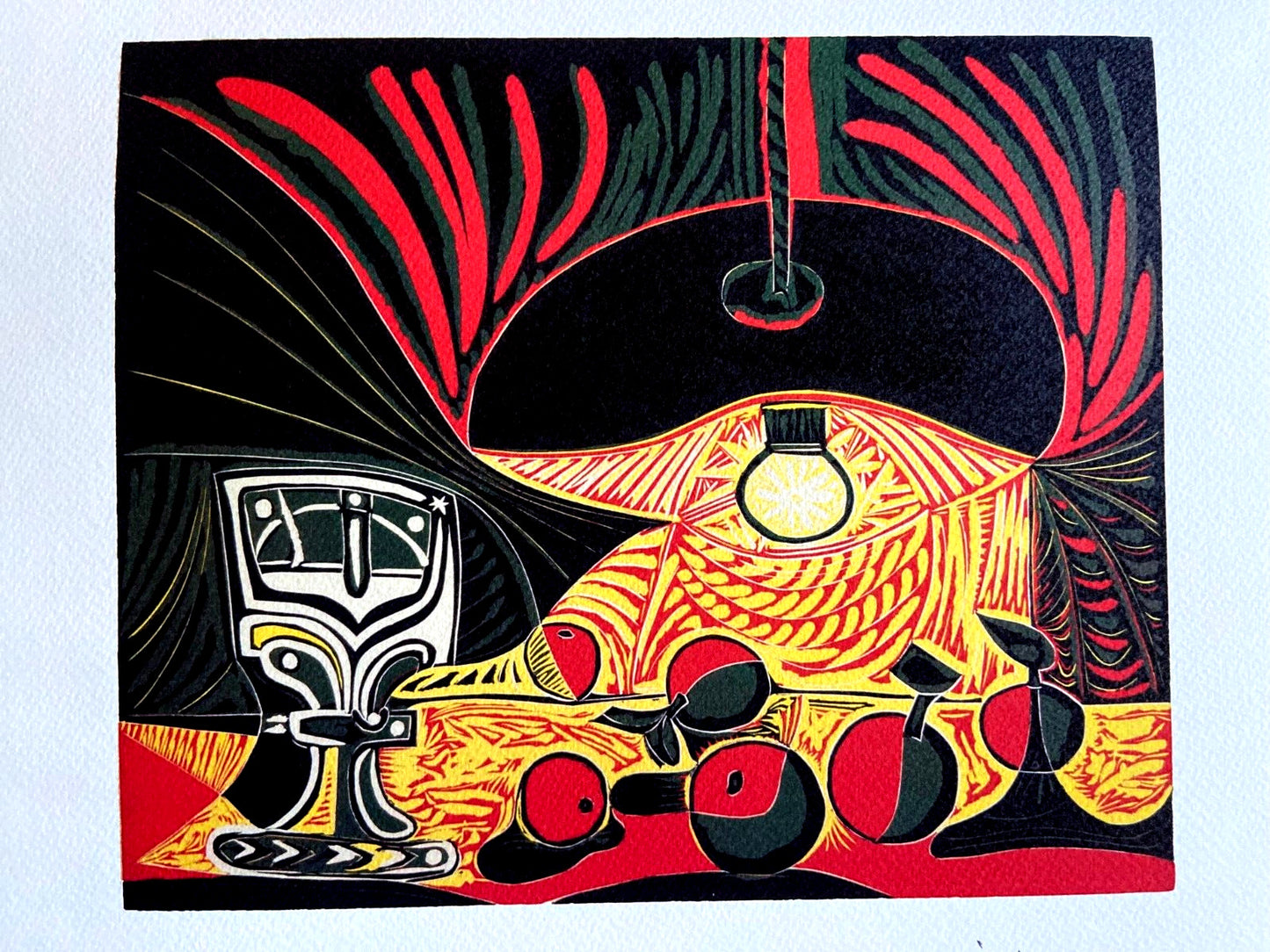 Pablo Picasso Estate Lithograph COA Signed Op