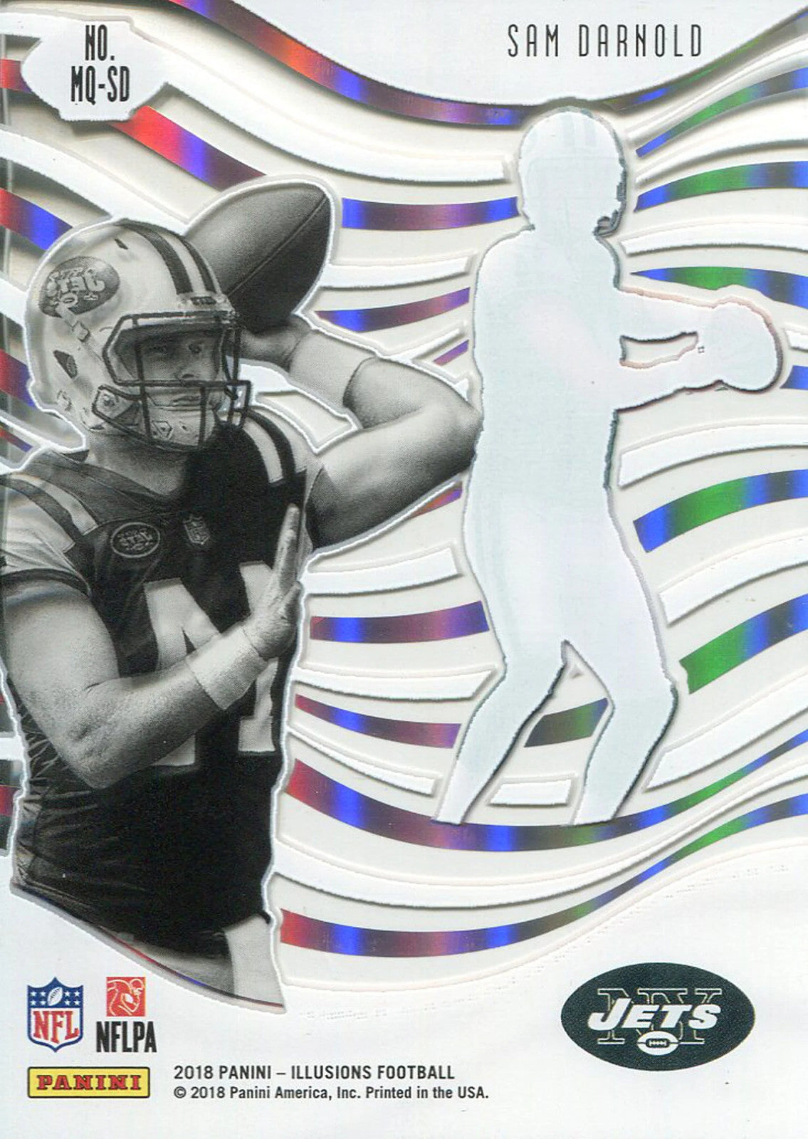 Sam Darnold 2018 Panini Illusions Mystique Rookie Card