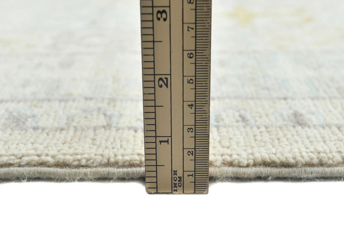 Handspun Wool Oushak Oriental Rug 9X12 Ft Muted