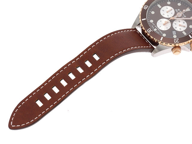Edox Edox Skydiver Chronograph 10238 Brown Color
