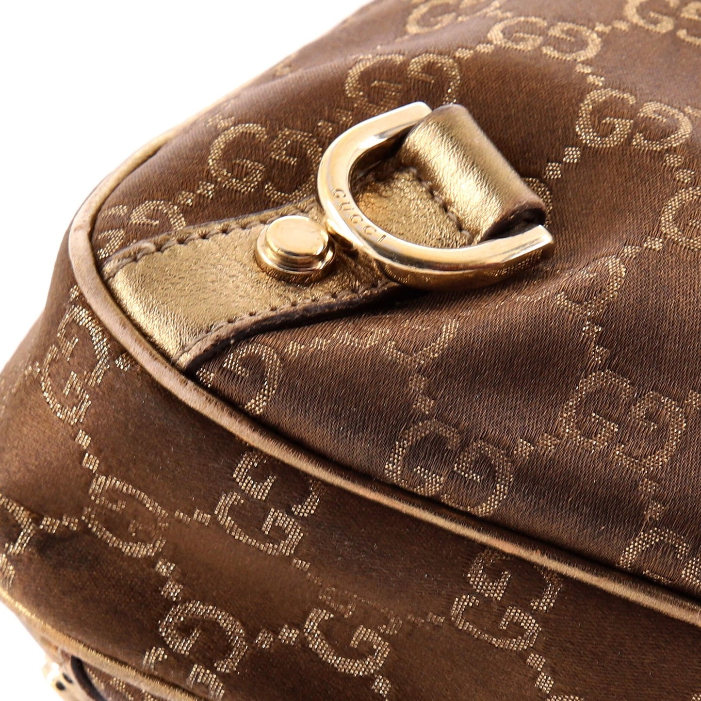 Medium Gucci Abbey D-Ring Hobo GG Canvas with Leather