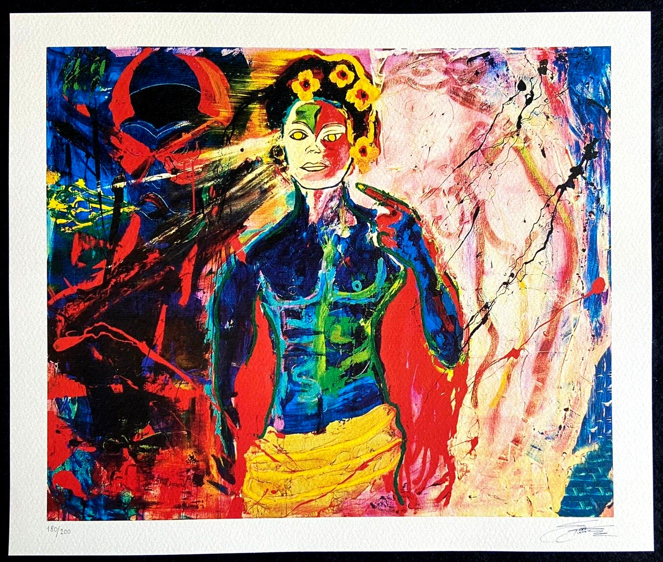 Sylvester Stallone 'Michael Jackson' Lithograph (Pierce Brosnan Johnny Depp)