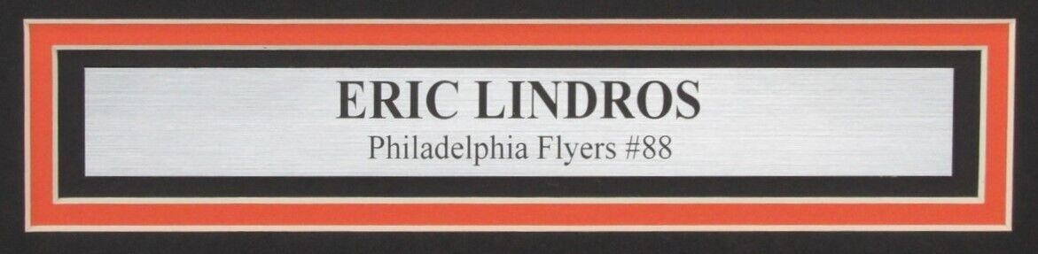 Eric Lindros Hof Autographed/Inscr 16X20 Photo