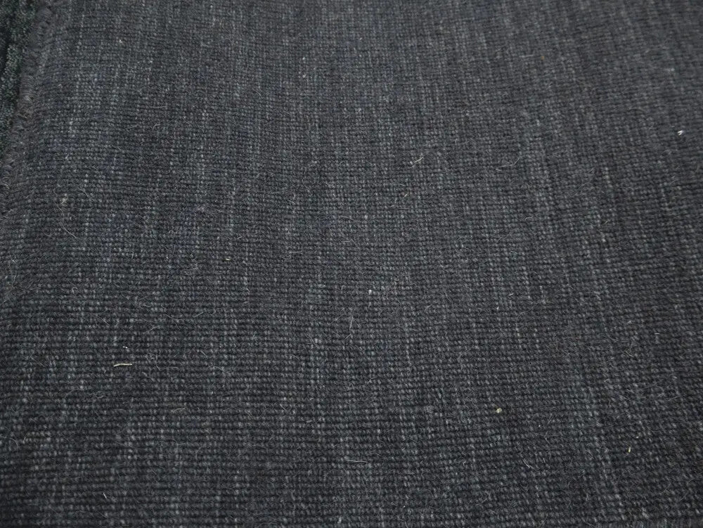 Carpet Solid Charcoal Hand-Loomed 6X9 Gabbeh Wool Rug Oriental Home Decor