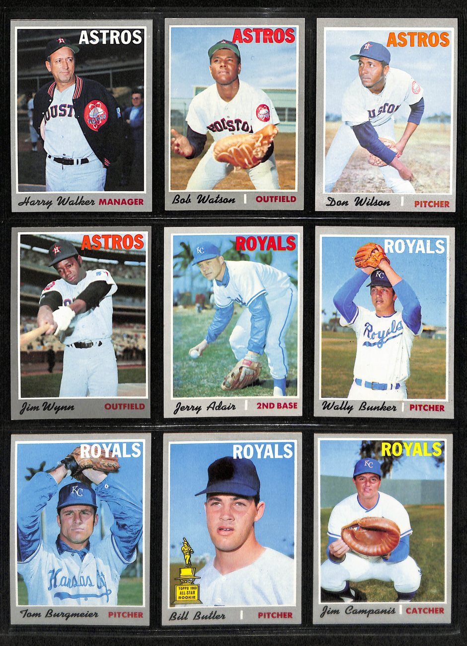 1970 Topps Baseball Card Complete Set (1-720)