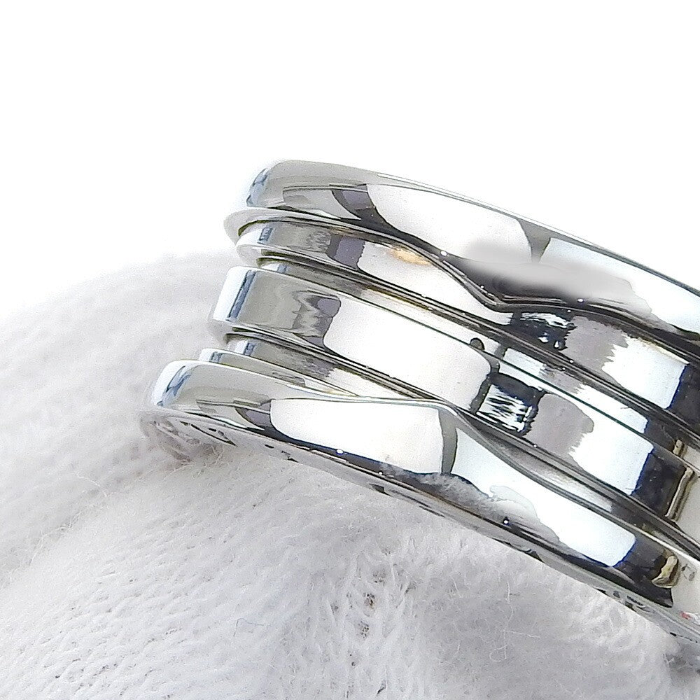 BVLGARI B-ZERO1 ring 3 bands K18WG #49 white gold