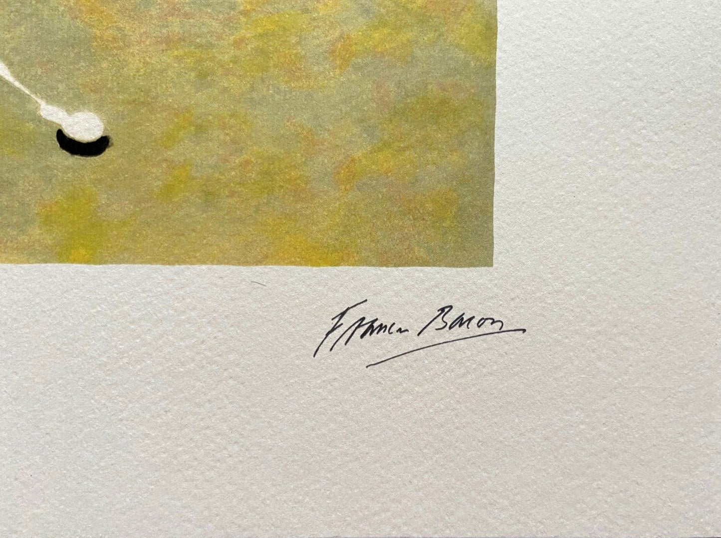 Francis Bacon Lithograph Coa Signed Op Published