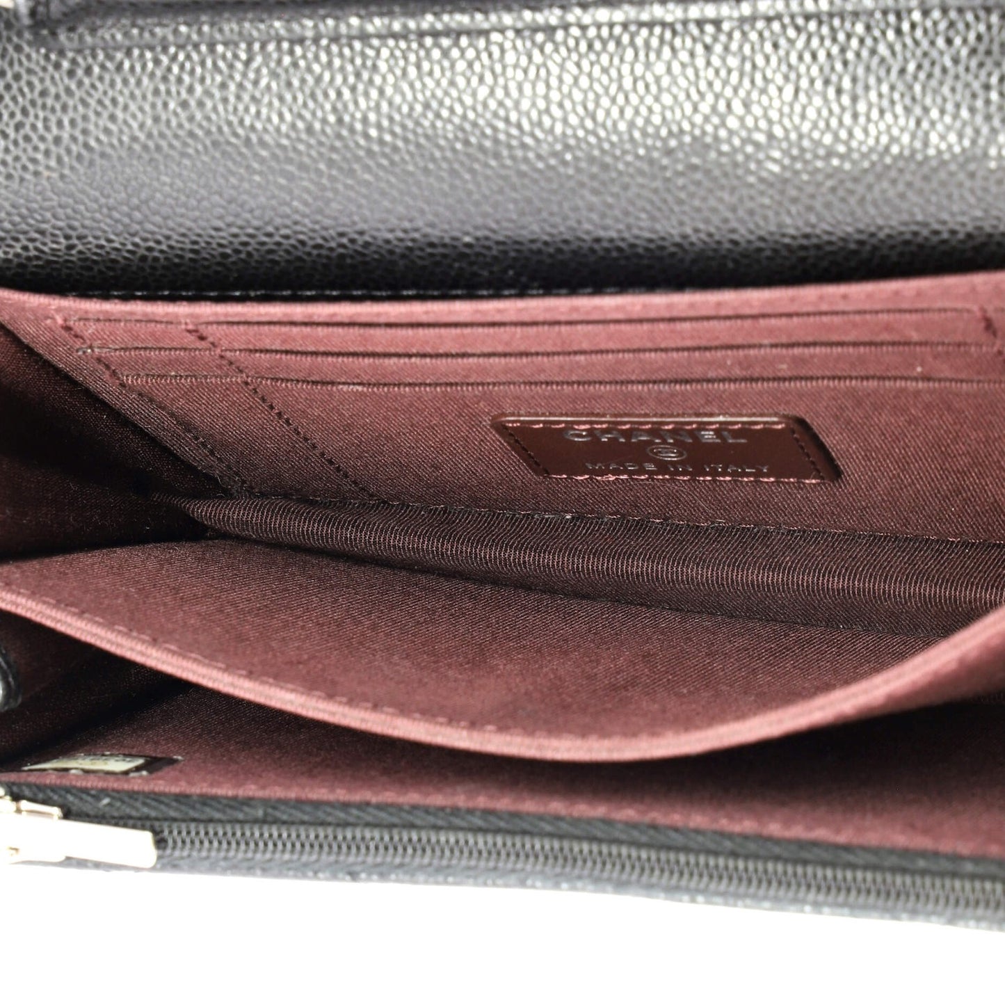 Chanel Wallet On Chain Quilted Caviar Mini