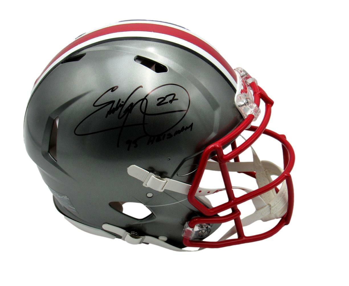 Eddie George Signed Ohio State Speed Full Size