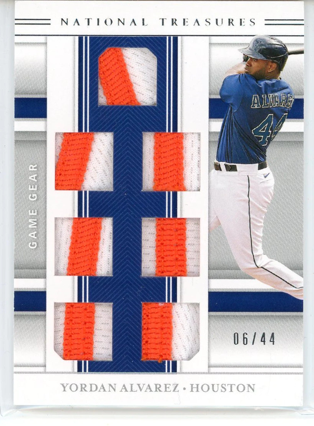 Yordan Alvarez 2020 Panini National Treasures
