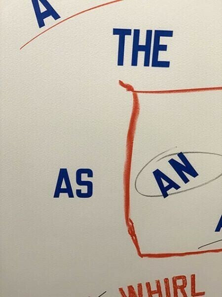 Lawrence Weiner 2008 Original Lithograph On Paper