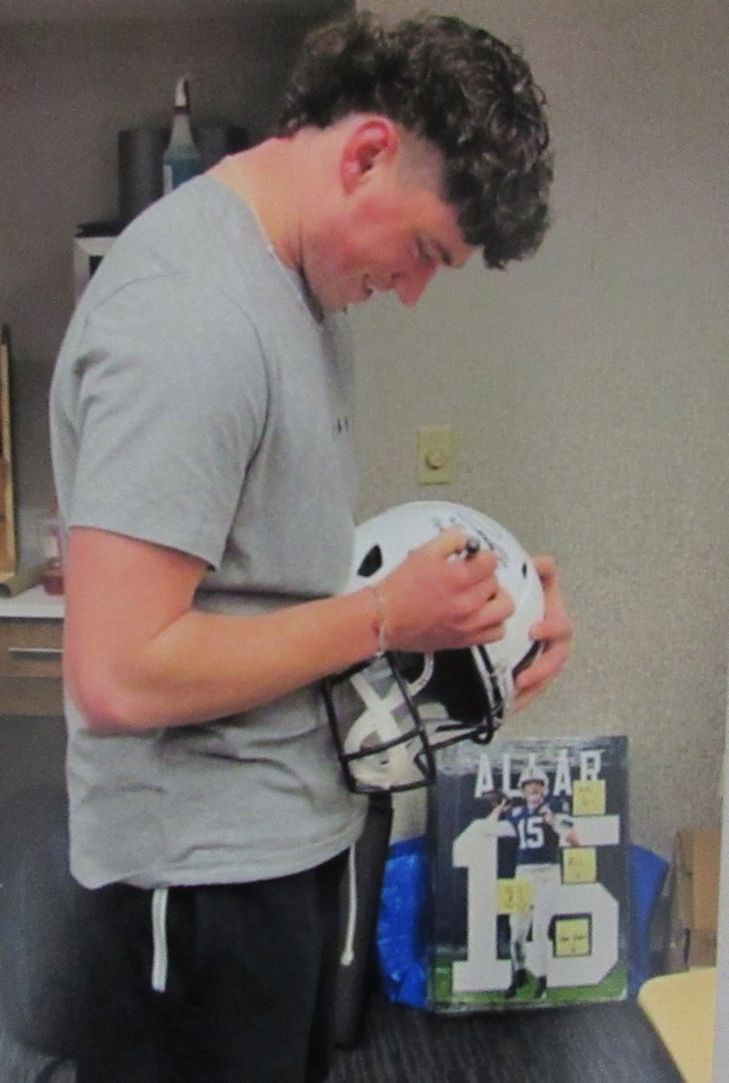Drew Allar Signed/Inscr Full Size Speed Replica