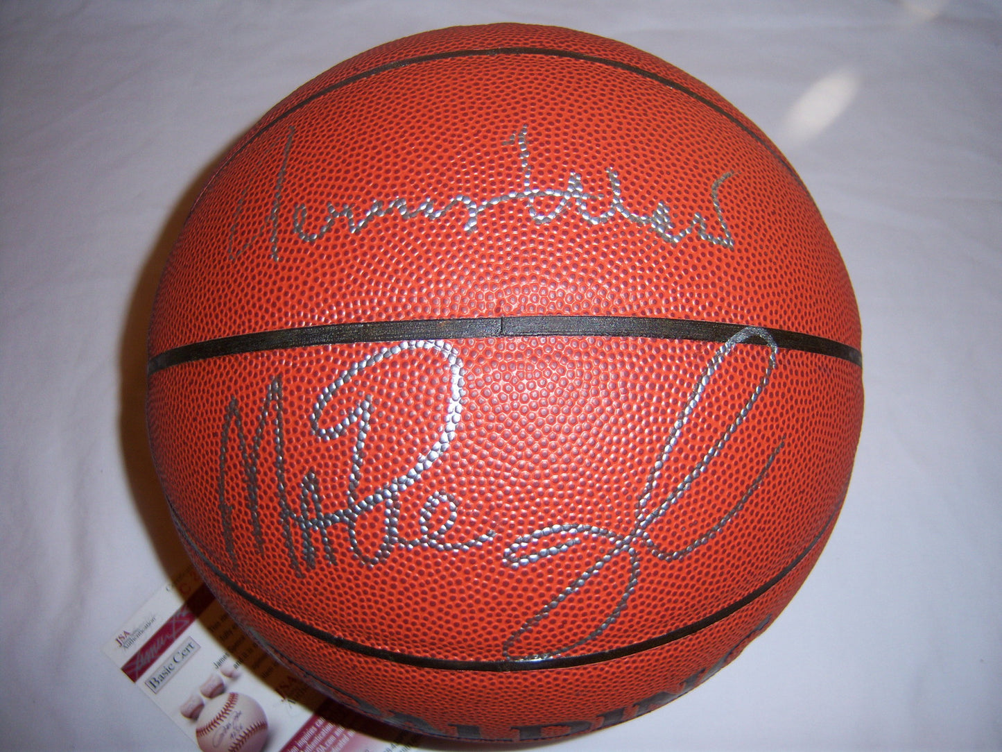 Magic Johnson,Jerry West Lakers Hof Jsa/Coa