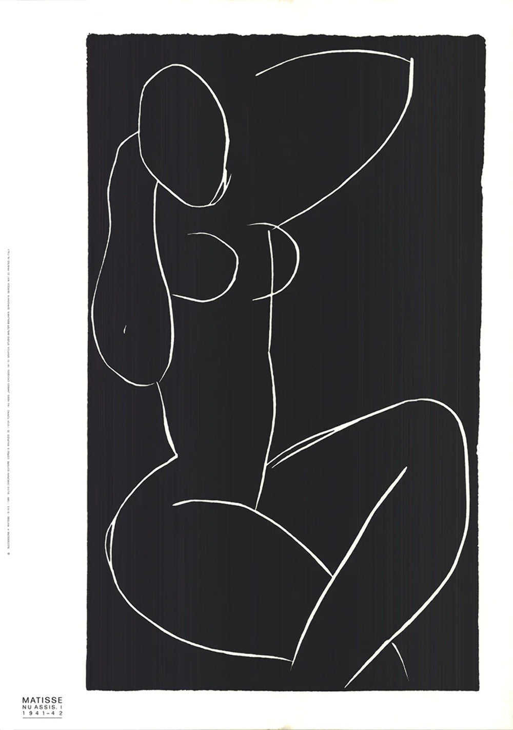 Henri Matisse Nu Assis I " Serigraph