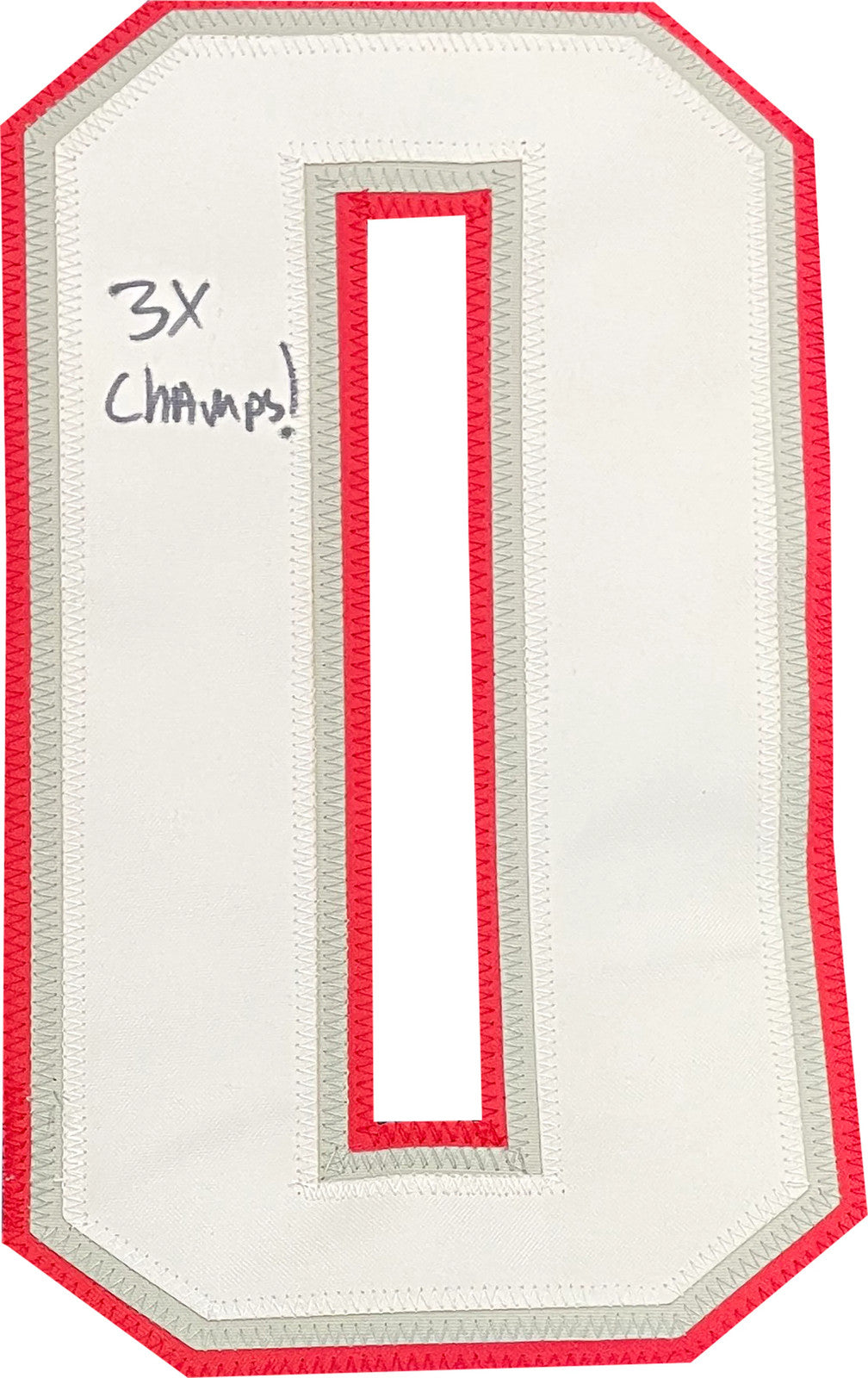 Je'Rod Cherry "3X Champs" Autographed New England Patriots Jersey (Psa)