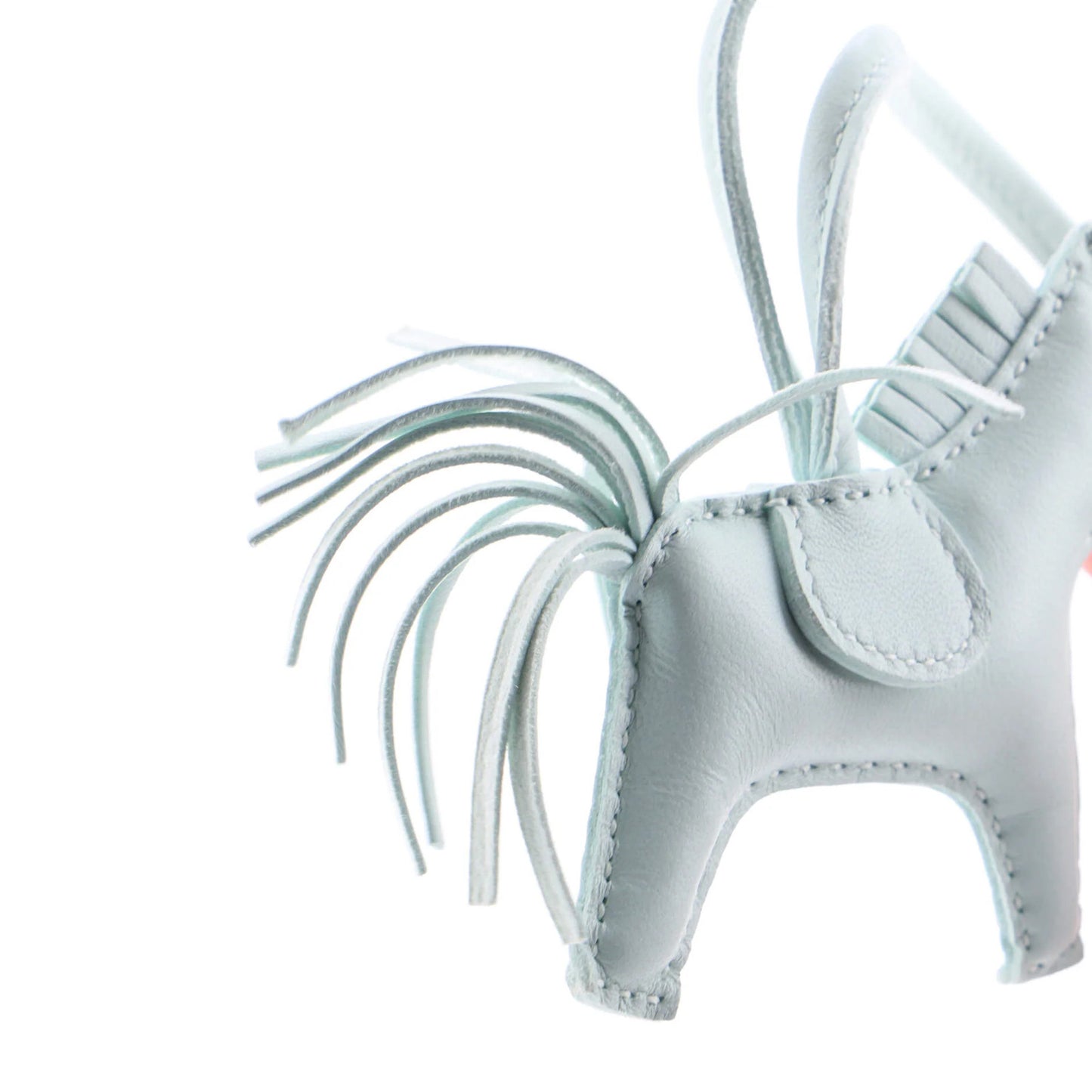 Hermes Mono-Tone Grigri Rodeo Bag Charm Leather Pm