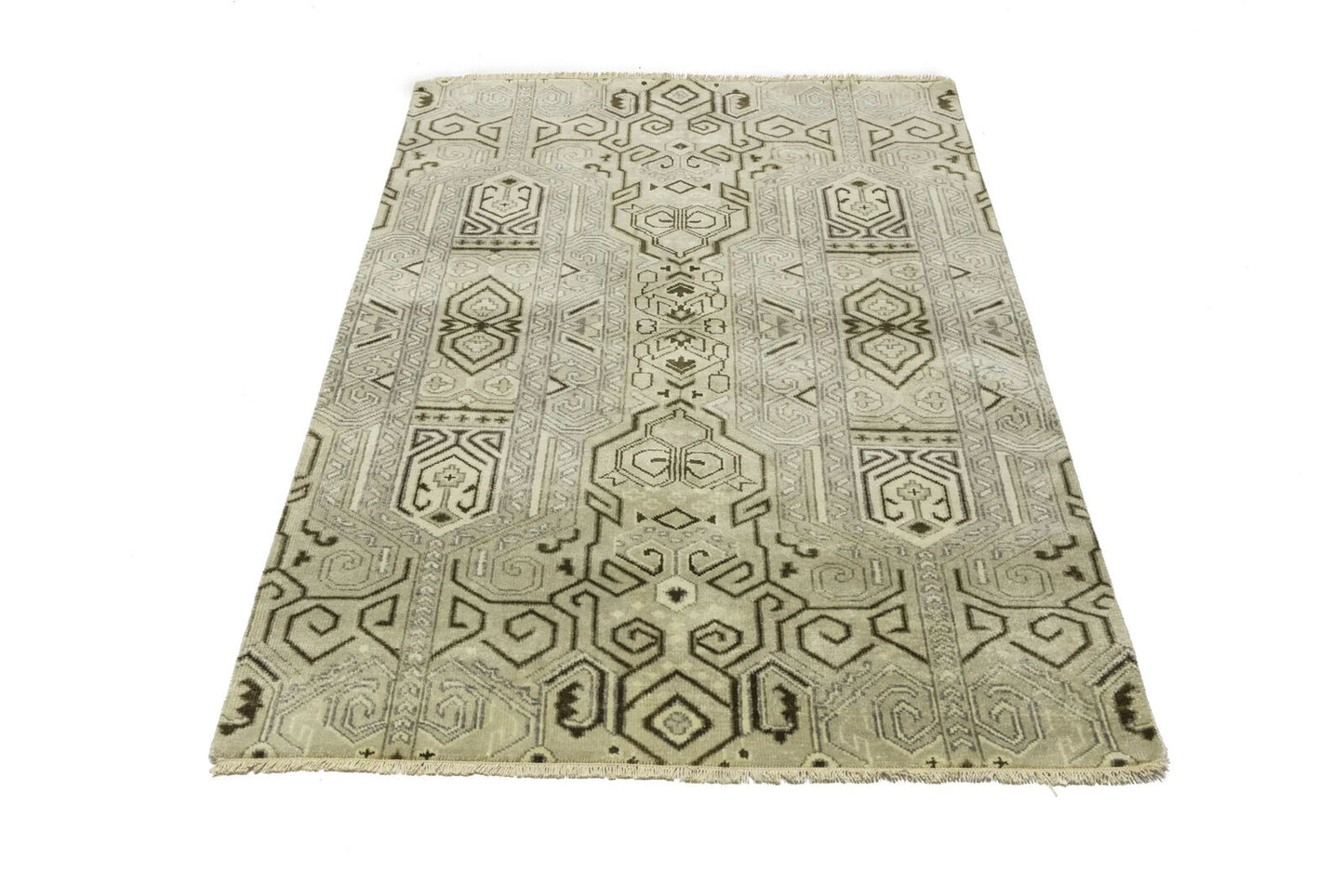 4X6 Ft Contemporary Modern Rug Geometric Design
