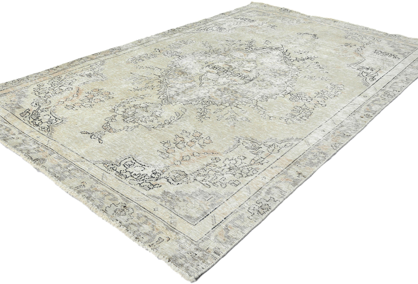 Antique Vintage Oriental Rug 5'2X8'5 Ft Medallion