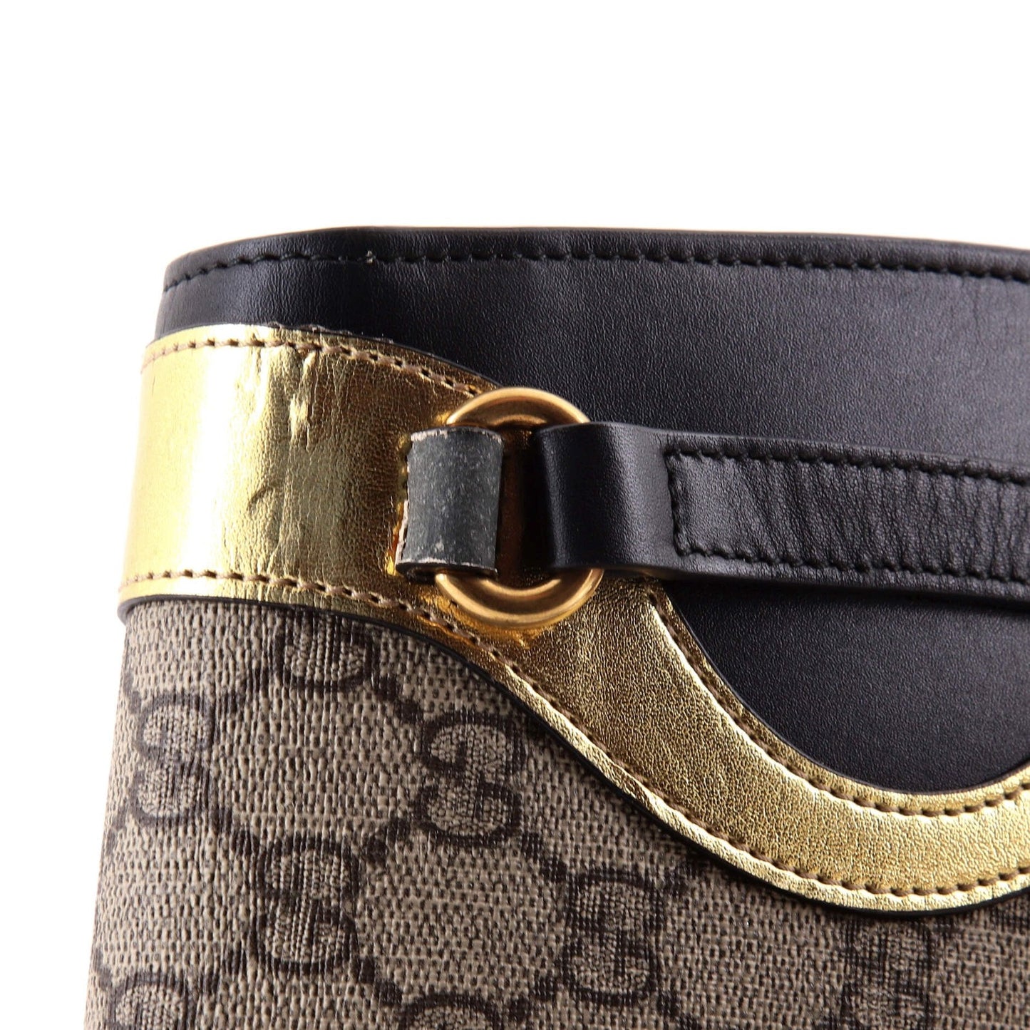 Gucci Osiride Shoulder Bag Gg Coated Canvas And Leather Small