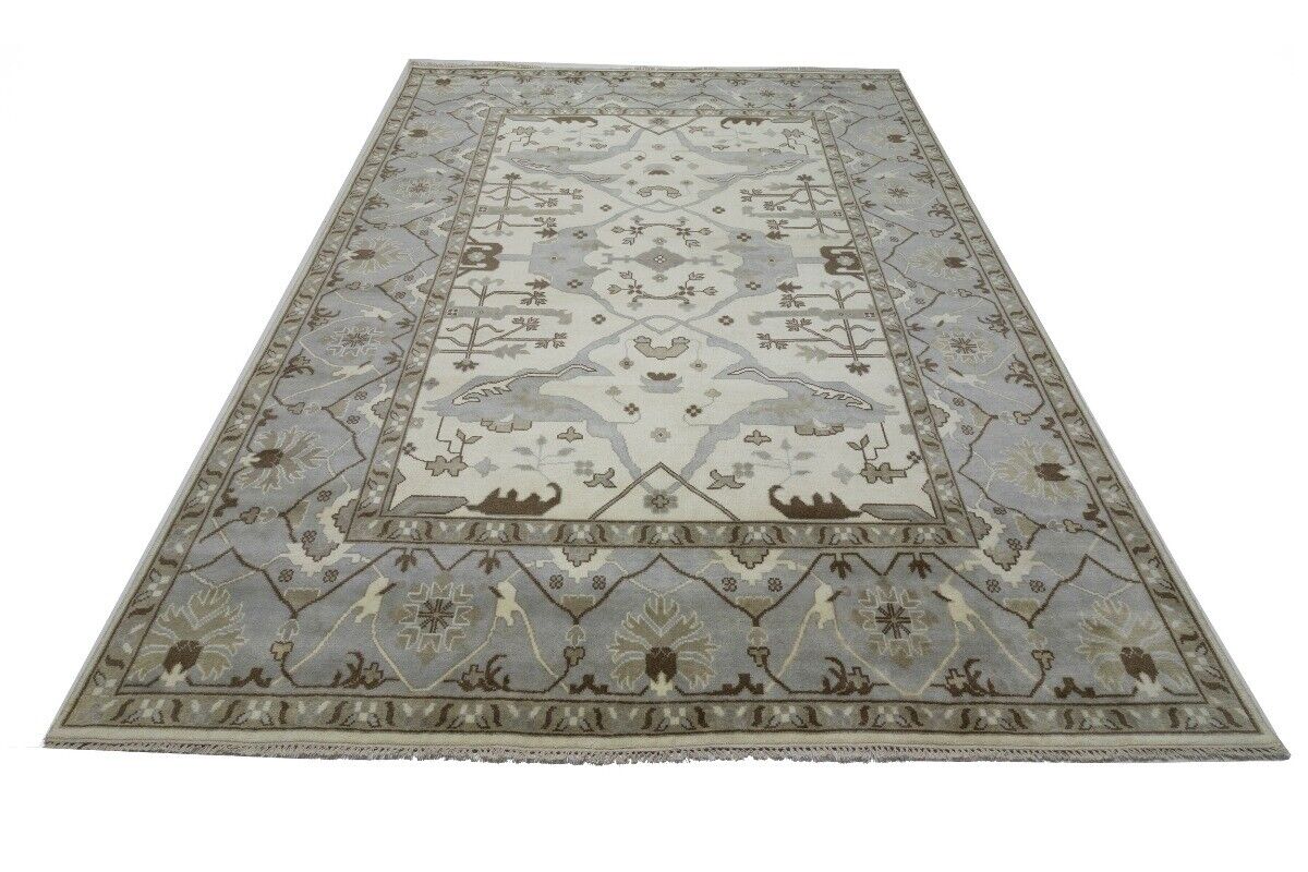 Handmade Wool Oushak Oriental Rug Extra Large
