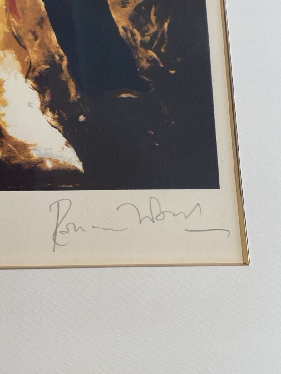 Ronnie Wood "Keith & Mick" Signed Lithograph 1990 Ltd Ed 178/250 Rolling Stones