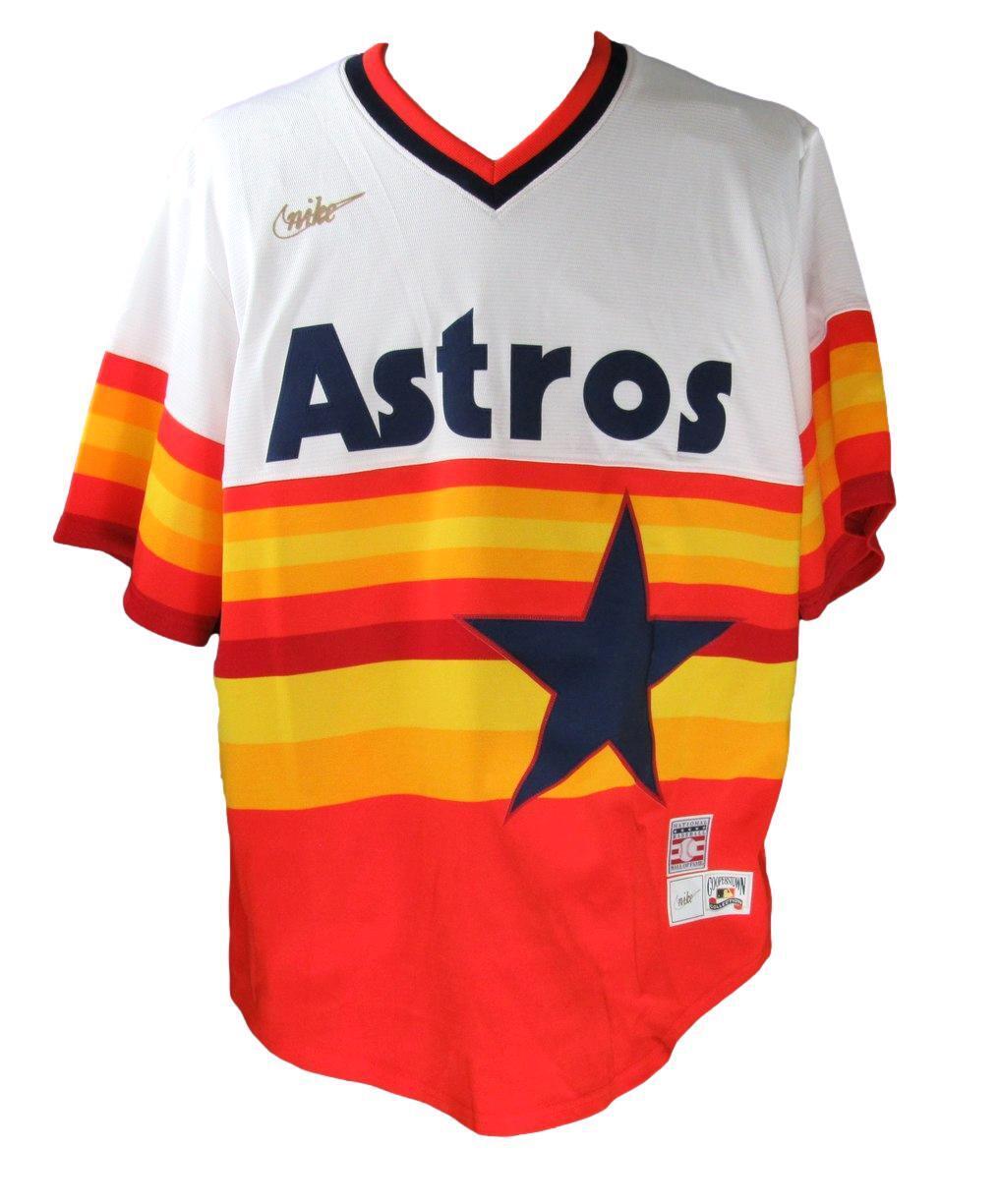 Nolan Ryan Hof Autographed Nike Baseball Jersey