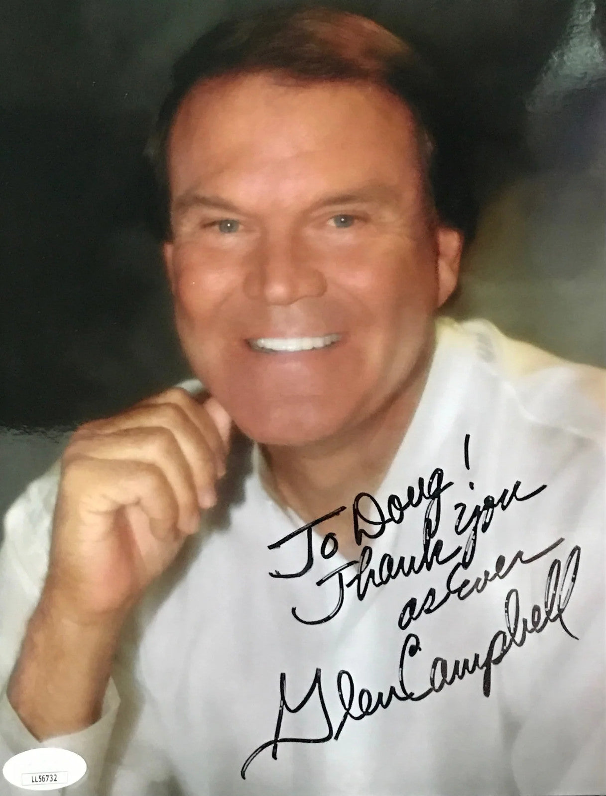 Glen Campbell Autographed 8X10 Photo (Jsa)