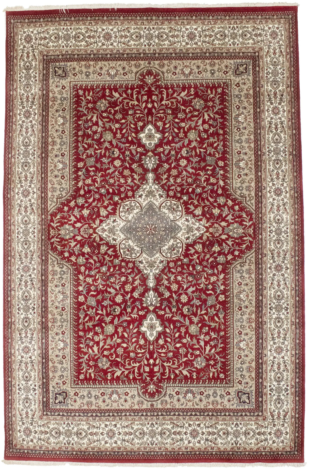 Extra Fine Handmade Wool Oriental Rug 6'5X9'9 Ft