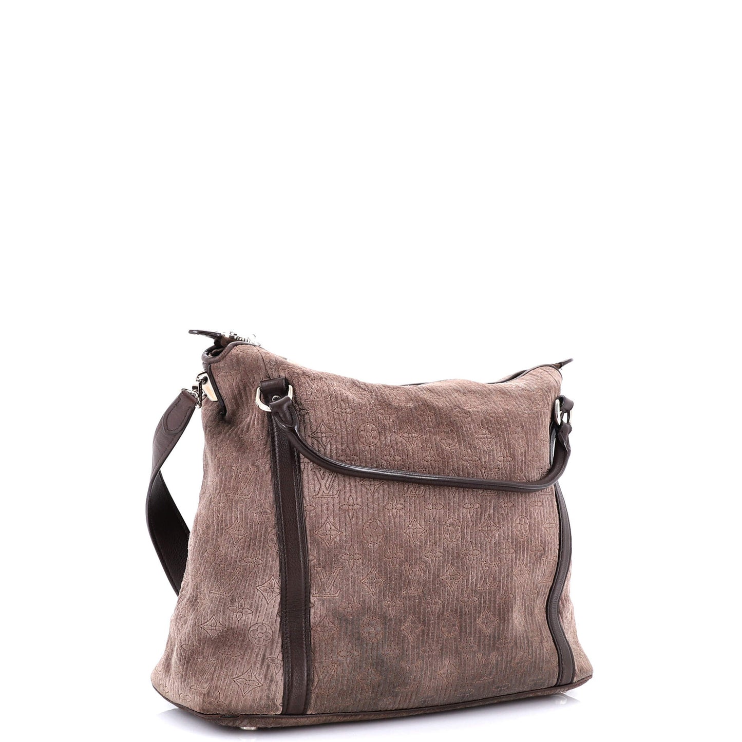 Louis Vuitton Antheia Ixia Handbag Suede Mm