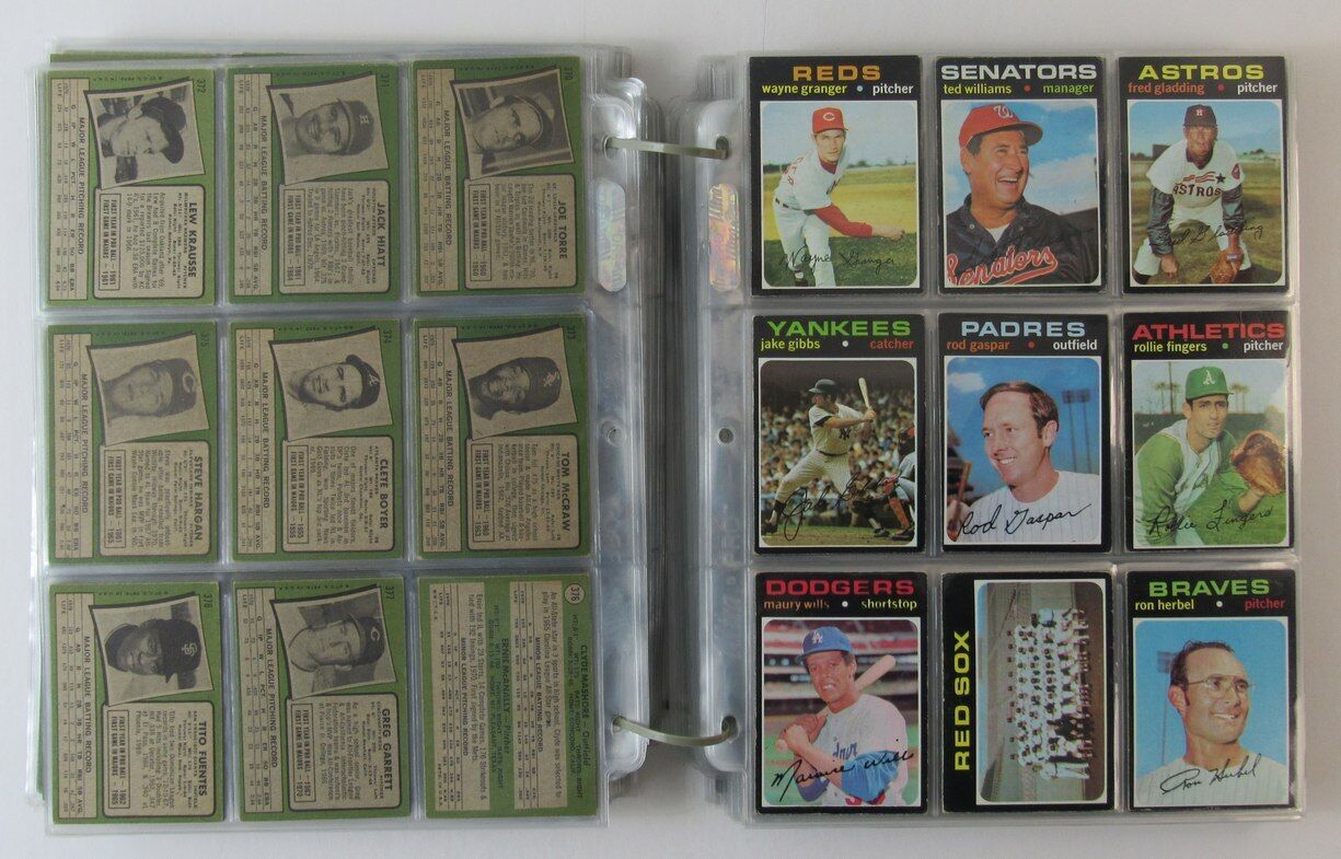 1971 Topps Baseball Complete Set (752) Cards