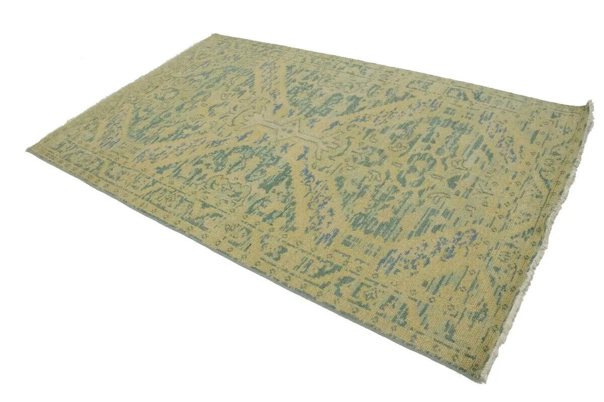Muted Colors Transitional Floral Oriental Rug