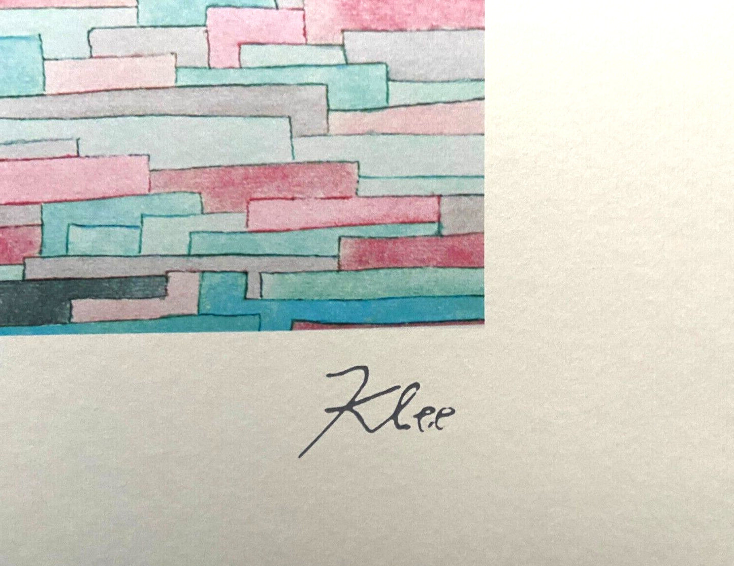 Paul Klee Lithograph 1954 Mourlot Coa Signed