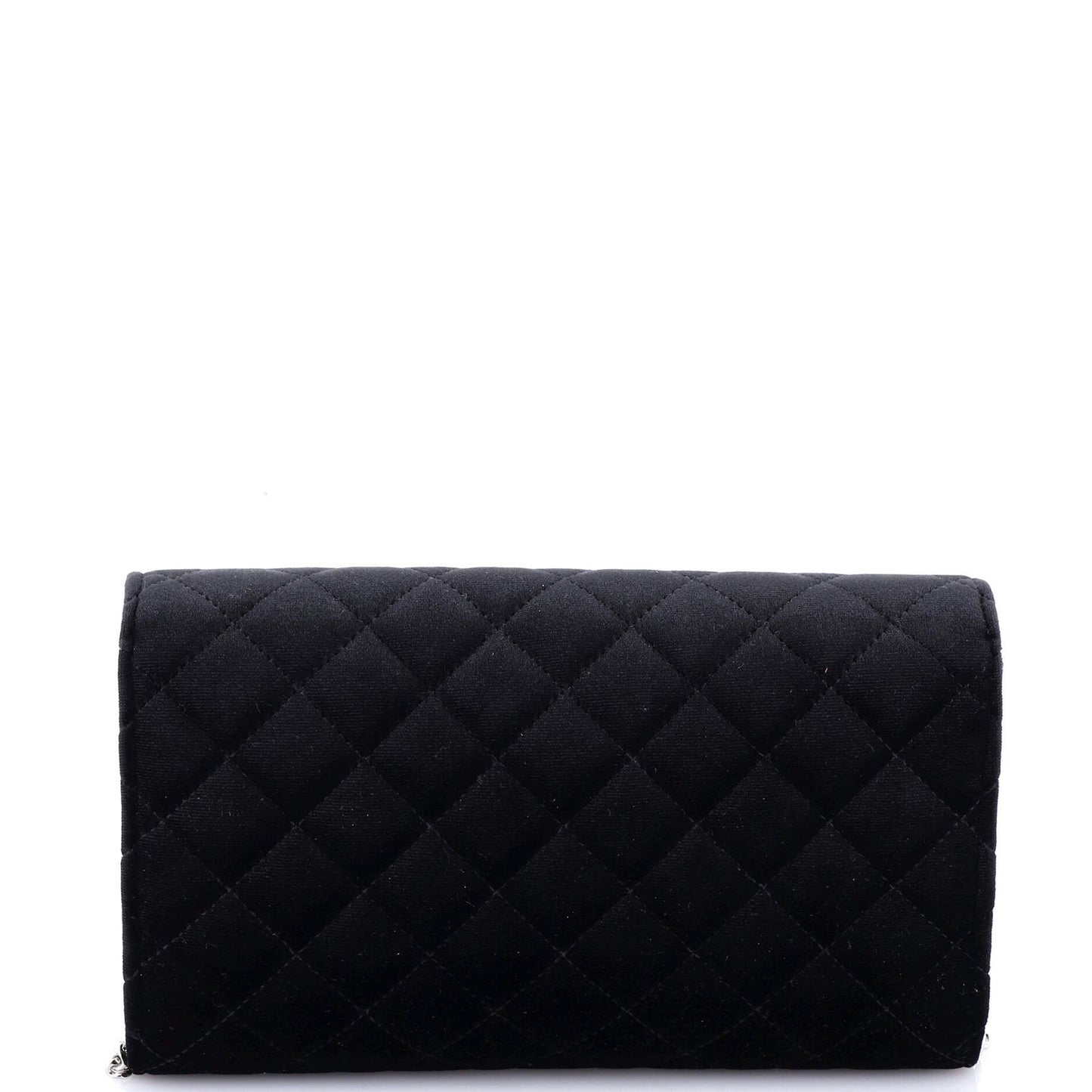 Versace La Medusa Chain Clutch Quilted Velvet