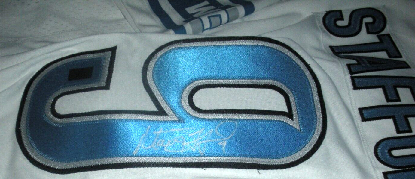 Matt Stafford Detroit Lions Stafford/Coa Signed