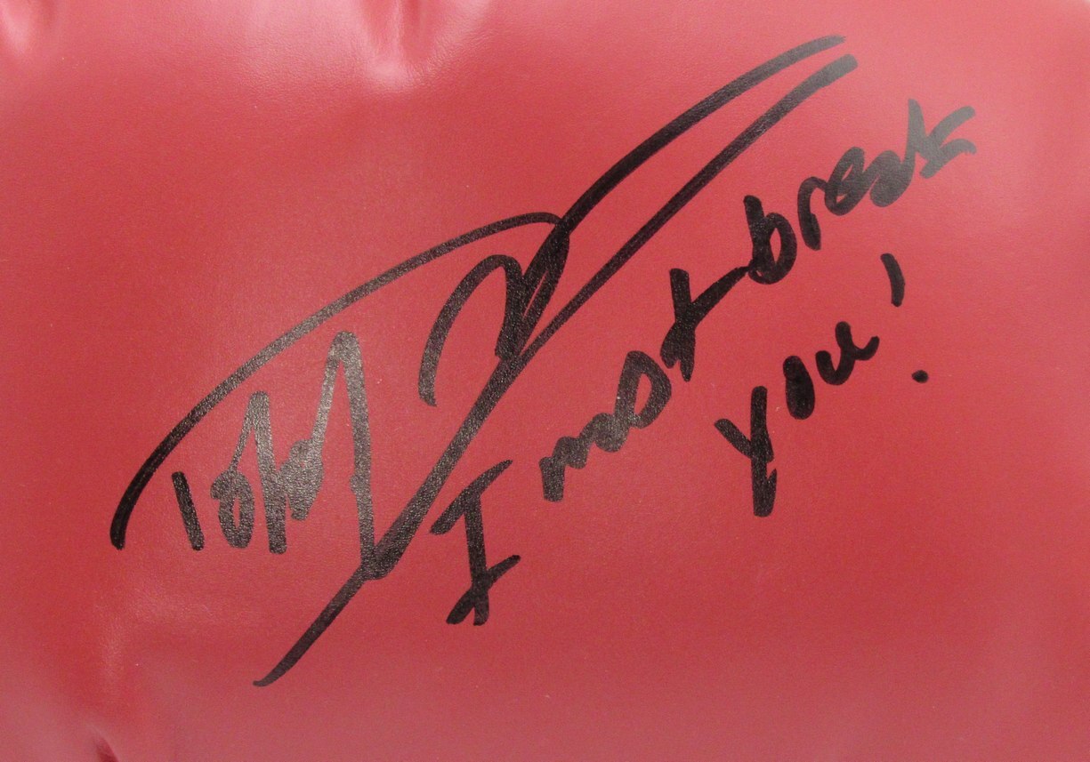Dolph Lundgren Signed "I Must Break You Drago"