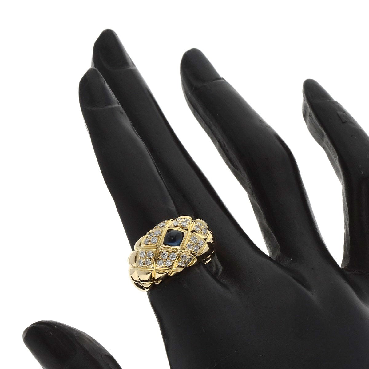 Chaumet Belcordriere Sapphire Diamond Ring K18