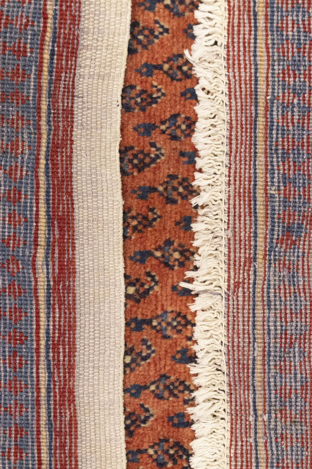 Semi-Antique Oriental Runner Rug Tribal Allover