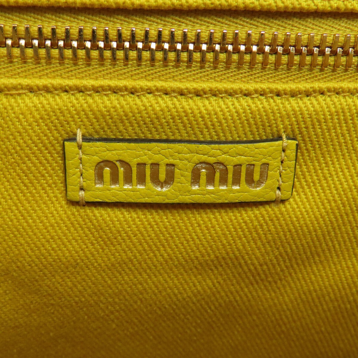 Miumiu Tote Bag Stripe 2Way Canvas