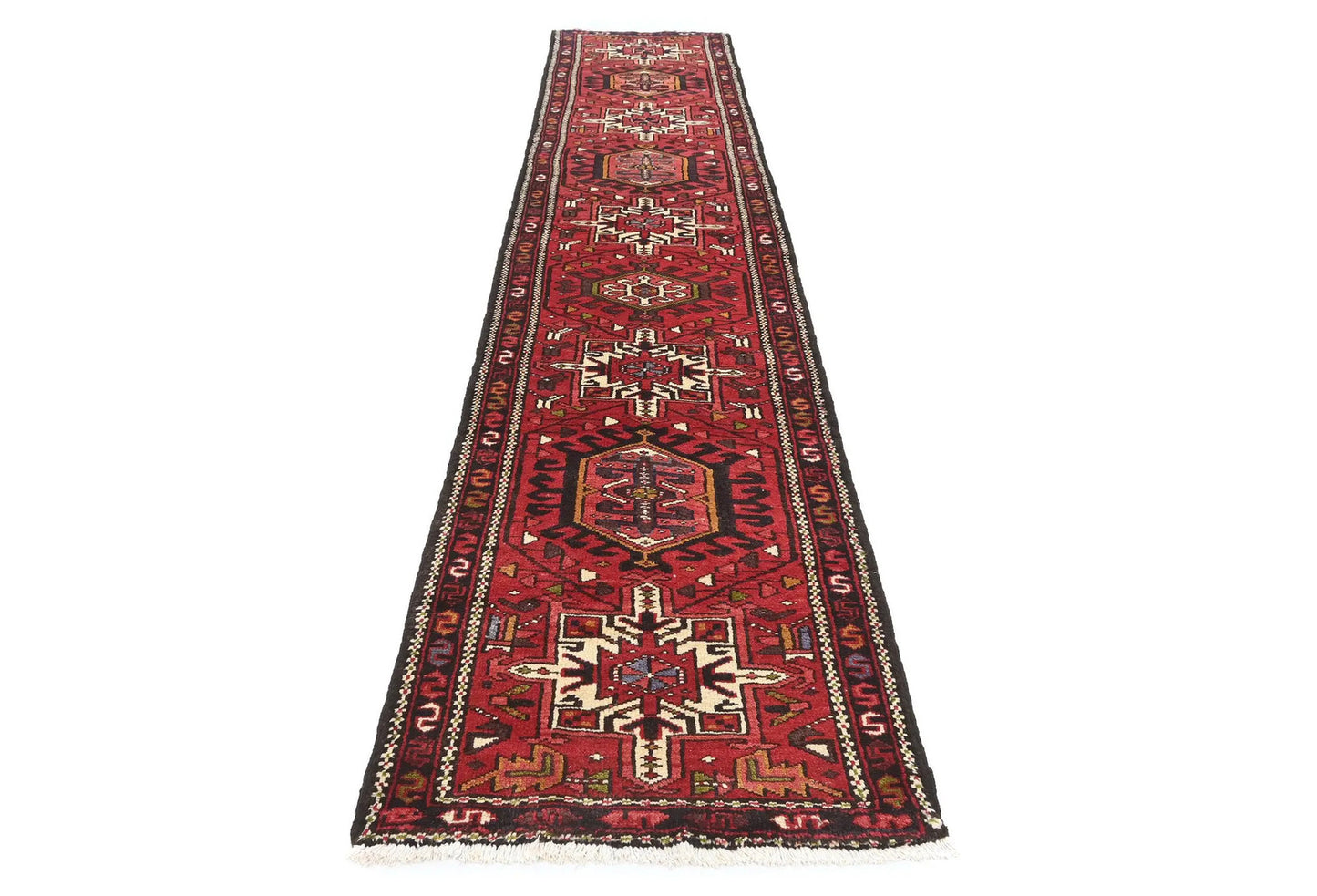 Vintage Tribal Oriental Runner Rug 2'5X12'0 ft