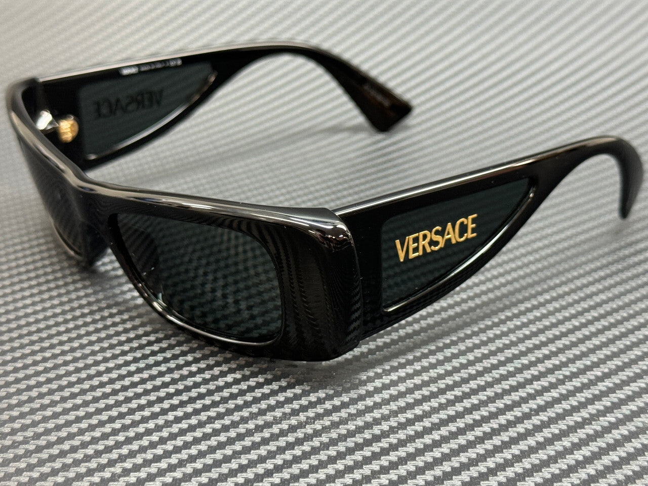 Versace Ve4481 Gb1 87 Black Grey Women'S 54 Mm