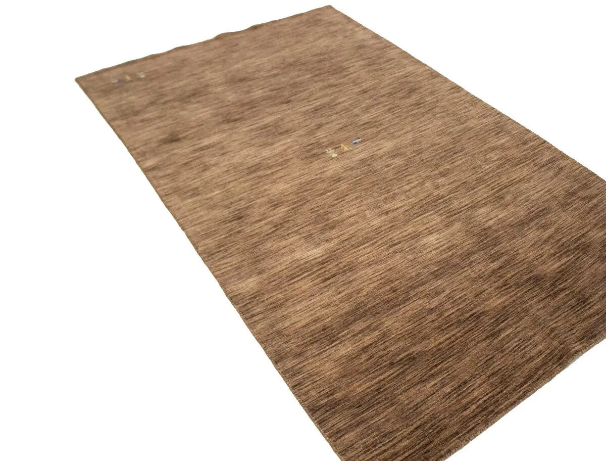 5X8 Ft Hand-Loomed Modern Oriental Rug Solid