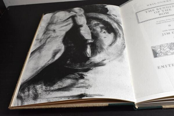 Jim Dine Neil Curry "The Bending Of The Bow" Signed Limited 75 Special Book
