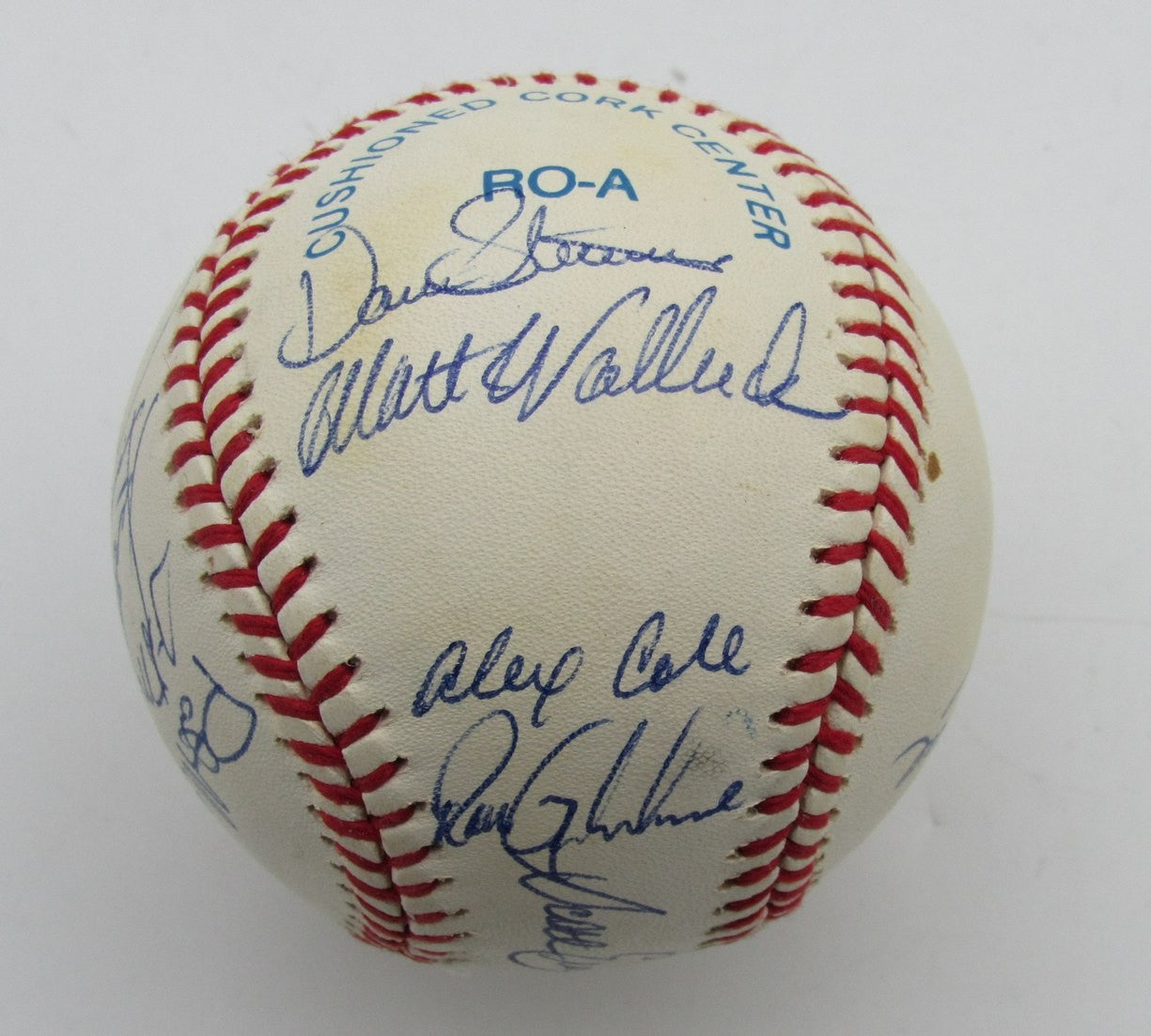 1994 Twins Team Signed/Auto (12) Oal Baseball Herb Carneal (Hof) 180647