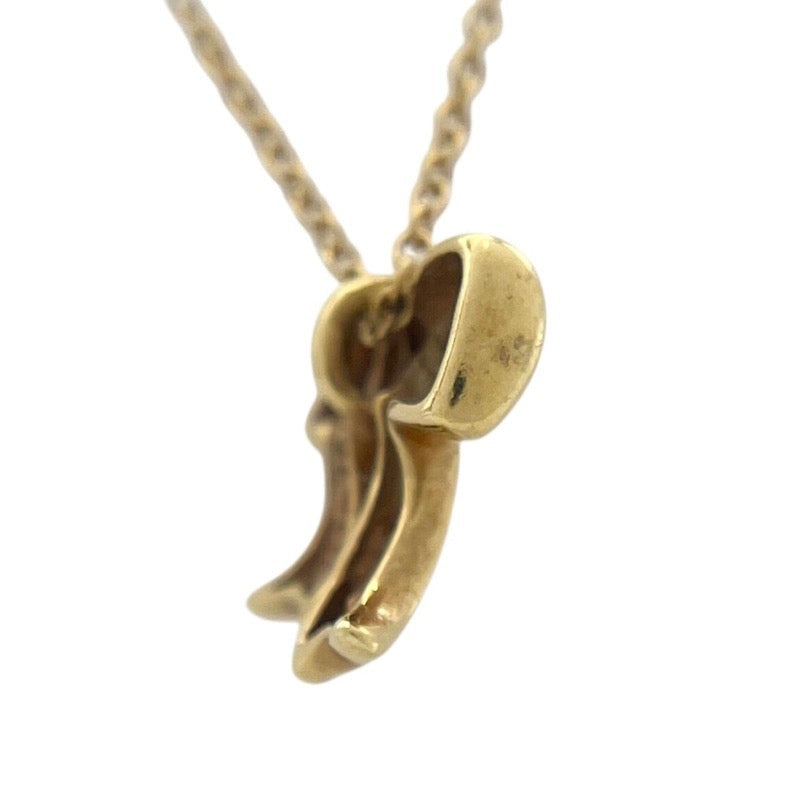 Tiffany & Co. Ribbon Necklace K18Yg