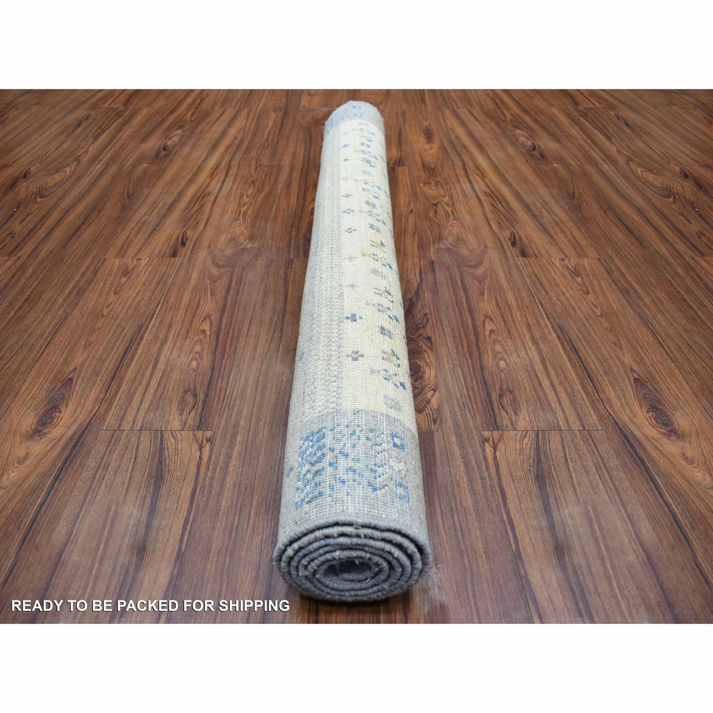4'X5'9" Gray Afghan Kashkuli Gabbeh Hand Spun Wool Hand Knotted Rug